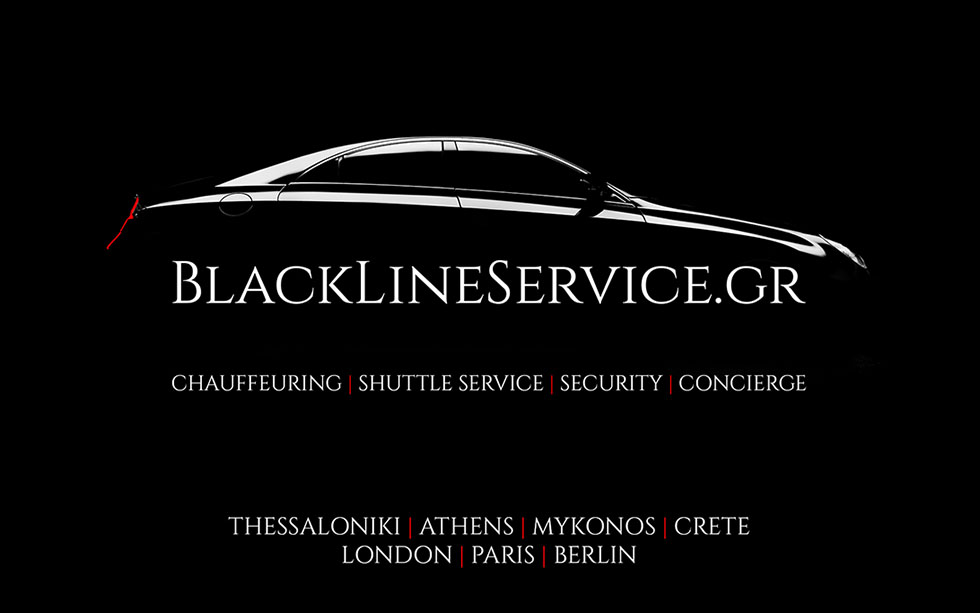 blackline services shuttle service Greece chauffering transfer luxury mercedes security concierge